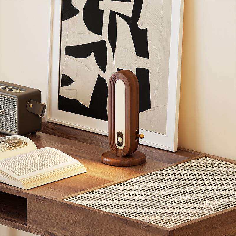 轻奢高级感墙壁灯氛围感卧室床头玄关楼梯人体感应灯木质护眼台灯