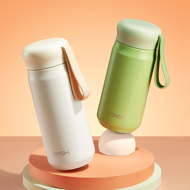 保温杯颜值女耐高温草莓保温杯