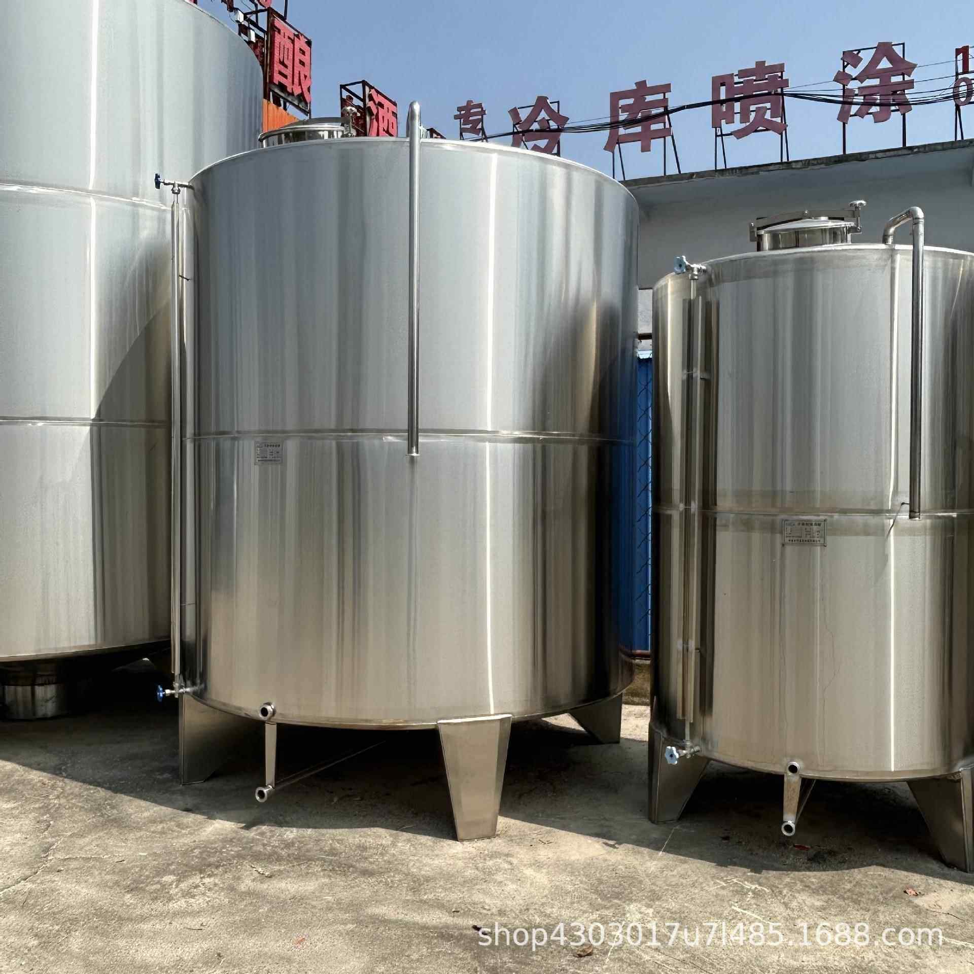 10吨不锈钢储油罐食用油储存容器花生油储罐304毛油储存罐