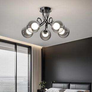 轻奢现代简约客厅吊灯2025新款 魔豆大气设计别墅大厅主灯中山灯具