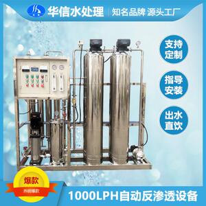 1T/h小型超纯水制取设备工业用EDI高纯水去离子反渗透净水设备
