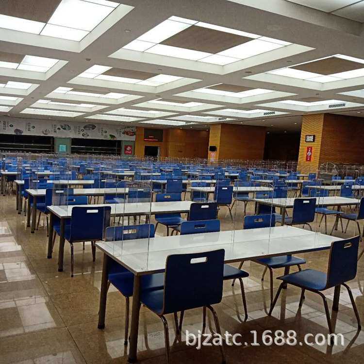 餐桌制作任意尺寸力板有机玻璃厂家直销透明隔离亚克挡板高