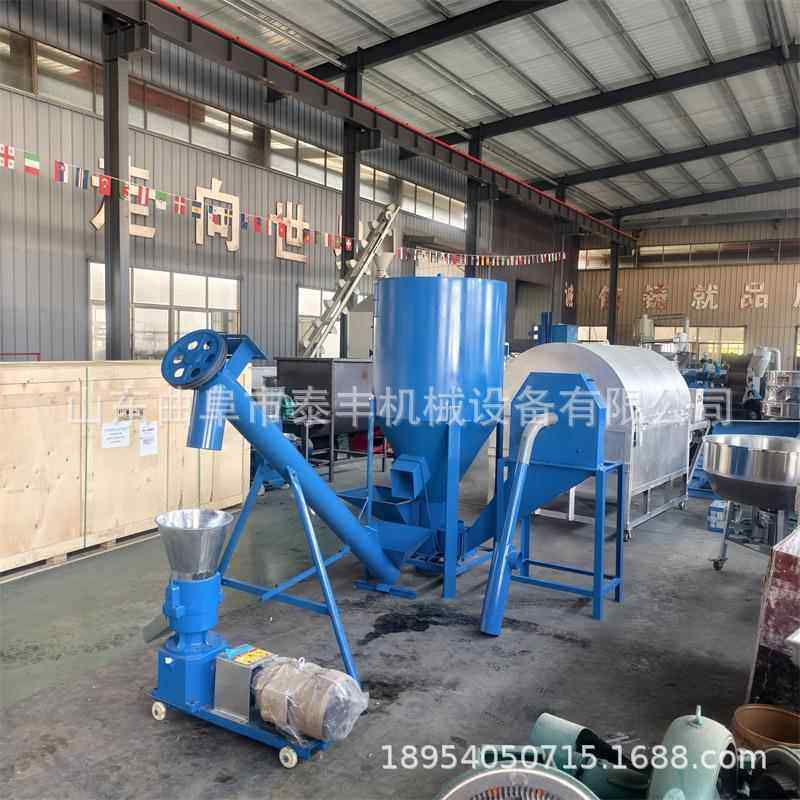 210型畜牧养殖饲料机牛羊颗粒饲料机平模兔鸡鸭颗粒饲料机