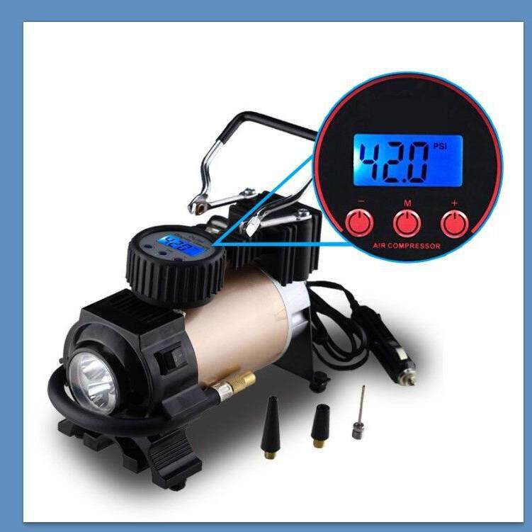 018新款车打载充气泵1312S（数显）带泵灯充气便2携轮LBP胎气泵