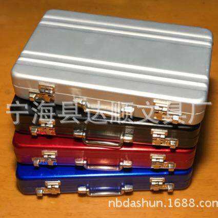 厂家直销名片盒 金属名片夹 迷你密码箱名片盒 卡包 卡盒 零钱盒