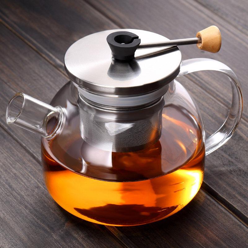 采购产品玻璃一键式茶壶,茶杯,优雅的杯子,小绿橙玻璃茶壶,茶