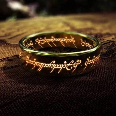 Lord Of The Finger Rings Movie Ring the same ring inside and