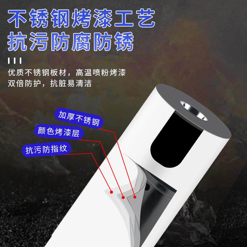 不锈钢大容量垃圾桶酒店大堂商场电梯口立式烟灰缸银行大厅分类桶