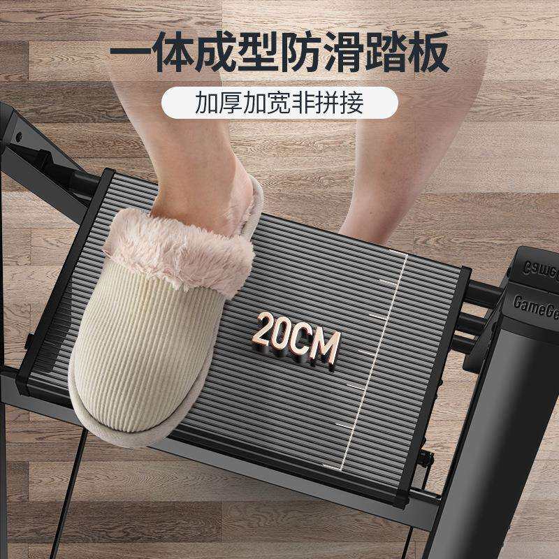 梯楼子登家用折叠梯厚铝H002合金室内高梯多功能花架梯子加家用人