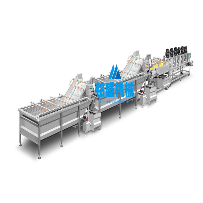 水果清洗风干设备 连续式李子杏子清洗机 流水线式桃子清洗风干线