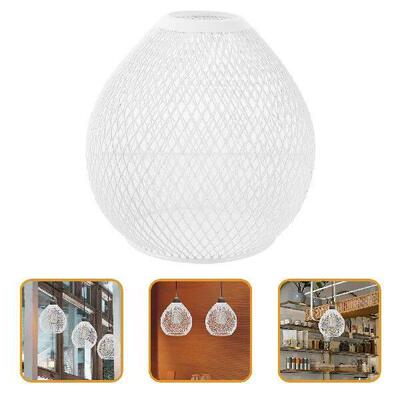 Japanese Lanterns Wrought Iron Hollow Lampshade Light