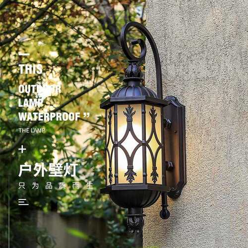 工厂直销户外防水铸铝壁灯欧式复古别墅大门LED照明灯花园装饰灯
