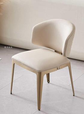 轻定奢餐家用意式高波纹个性舒适别约墅大平层52878椅餐厅现代简