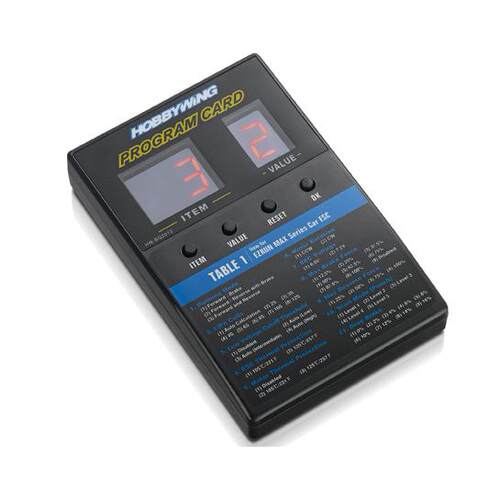 好盈 hobbywing 车用设定卡 船用设定卡 酷跑设定卡 飞腾V5卡