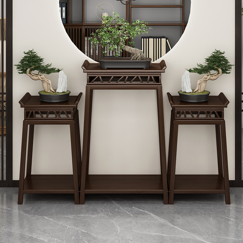 花架子小边桌玄关几架角物展示架花盆几架柜置边客厅沙发边落地式