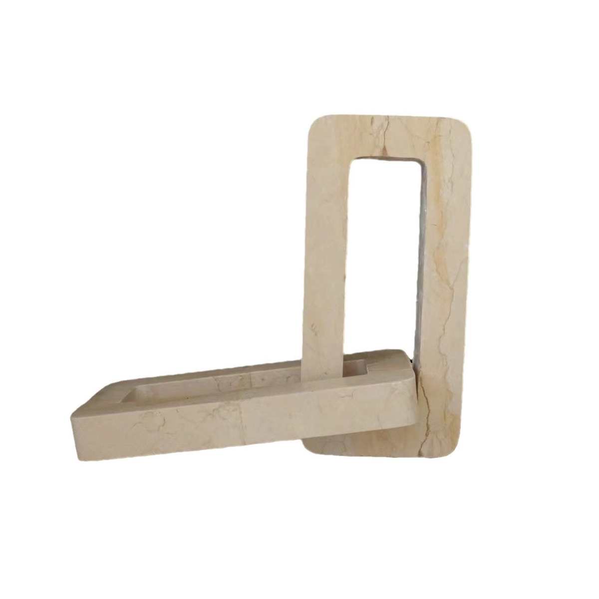 新中式创意家居大理石高端摆件别墅玄关售楼处桌面装饰摆设工艺品