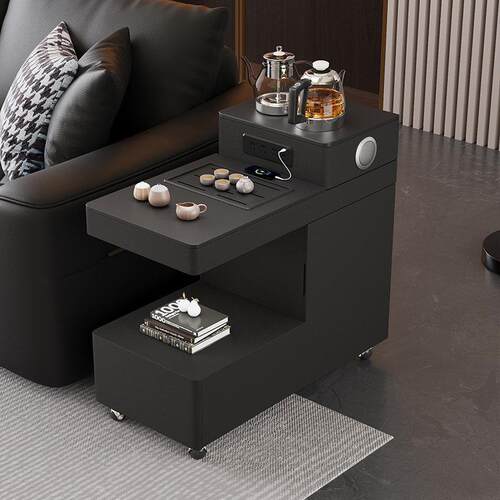 沙发边柜茶水柜自动上水烧水壶一体移动茶台茶桌2026新款高端茶几