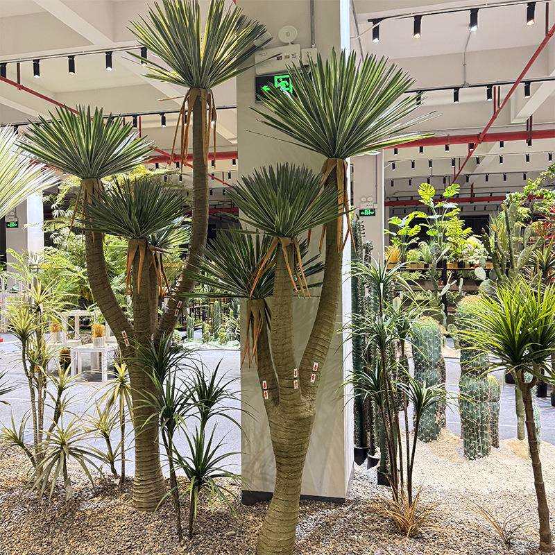 仿真绿植千手剑麻商场展厅落地盆栽软胶龙舌兰造景装饰大型假植物