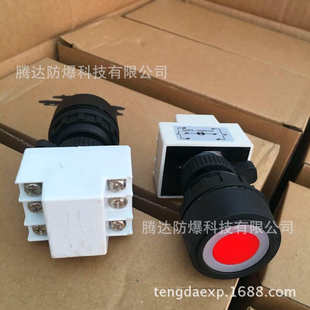 厂家供应防爆带灯按钮 BAD98型防爆按钮 红绿黄三色