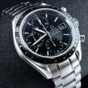 欧米茄男表正品瑞士男士手表计时超霸自动机械表98新3210.50.00