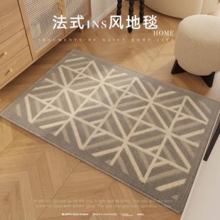 北欧入门户台阶地点垫搬家用进门脚垫新居大门口耐脏玄关圈绒地毯