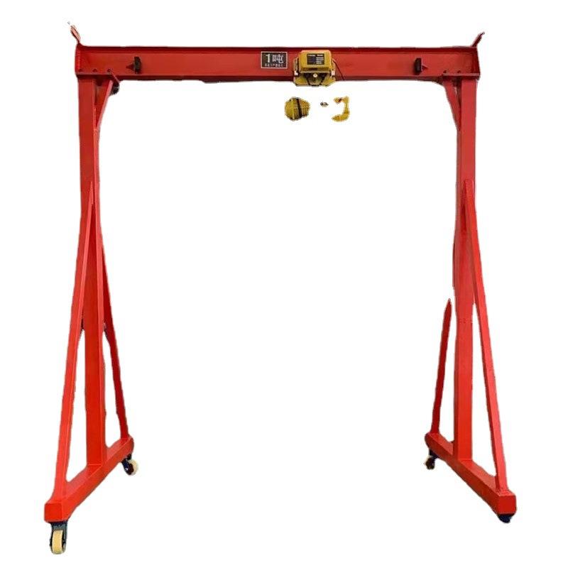 电动可移动小型龙门架简易起重龙门吊架1吨/2吨/吨手推式龙门架