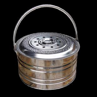 ◇烤火盆取暖炉家用农村老式 炭火炉烧烤炉架木炭养炭炉户外野炊搬