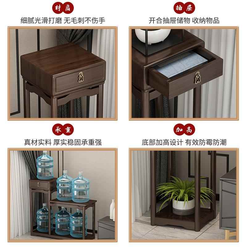 落架阳台花花盆托架客厅多肉植物摆放架无品牌/实木地架式盆栽置