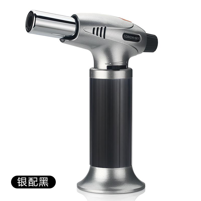 高档大号金属喷枪打火机高温持燃焊烧充气直冲点茄艾条锡续焊雪枪