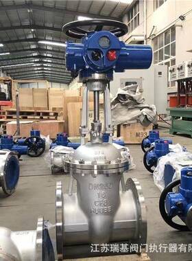 不锈钢电动闸阀Z941H-16CDN250CF8法兰硬密封防腐防锈耐磨