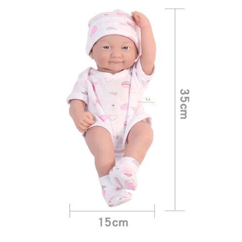 35CM 14inch Baby Dolls Cute Soft Silicone Baby Reborn Baby D