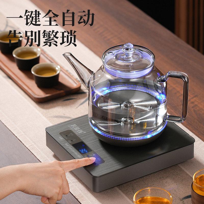 全自动上水电热壶烧水壶底部抽水煮茶家用智能All泡功夫茶专用