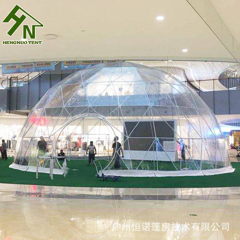 球形篷房户外活动圆顶透明星空篷房临时展览大棚广州帐篷工厂