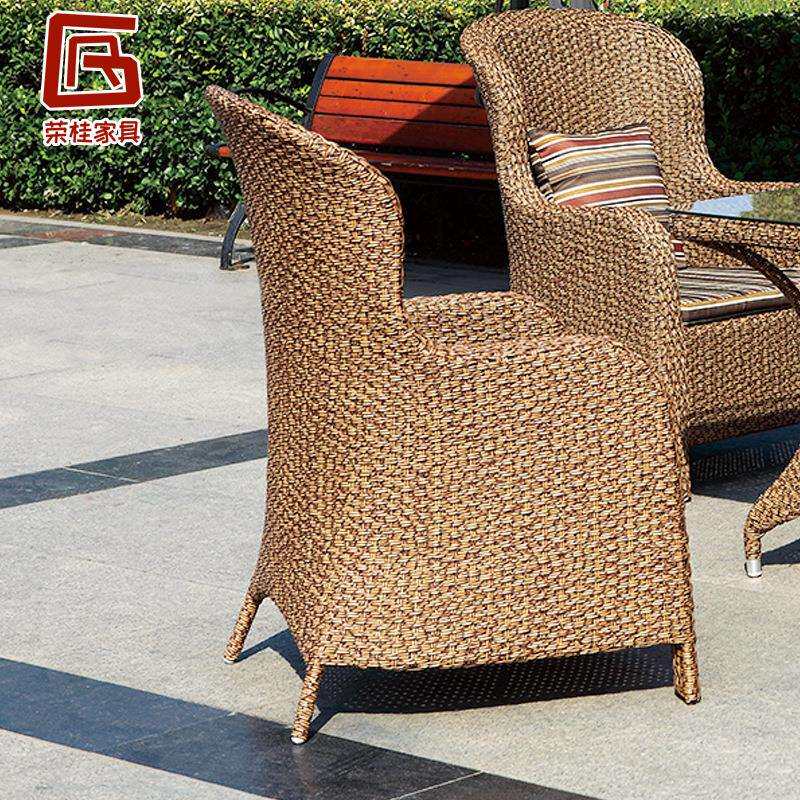 休闲庭院外摆桌椅户外家具编藤桌椅五件套阳台庭院别墅藤椅茶几