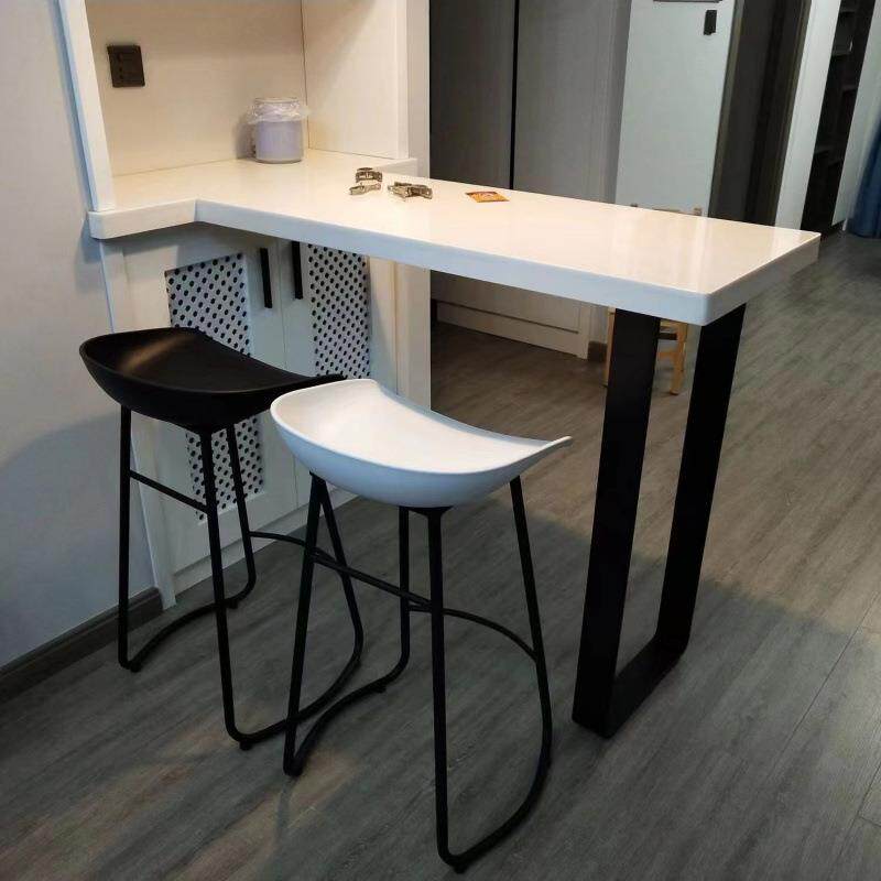 爆款奶茶店餐厅咖啡馆休闲凳子商场超市前台收银椅家用时尚吧台椅