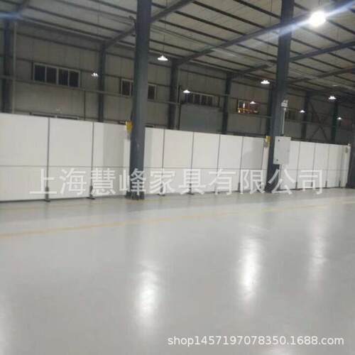 公室移动折叠屏风多功能活动隔断墙仓库车间铝合金挡板可定尺寸