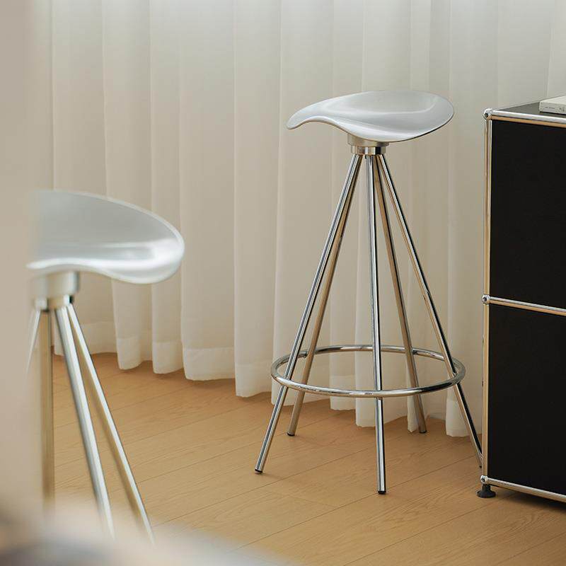 北欧金属创意吧台椅酒吧商用高脚凳复古loft工业风前台网红高脚椅