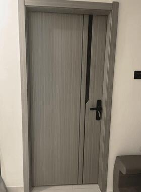2025新款卧室门全套实木门碳晶门房间隔音门农村自建房家用室内门