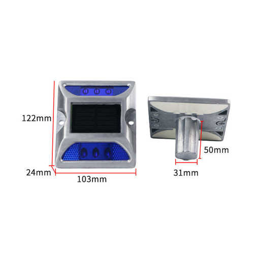 公路 突起深圳灯路标道钉铸双面铝柱太阳能反光led批发带