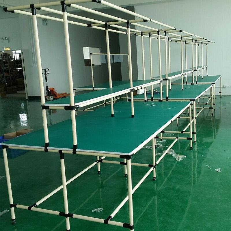 精益管工作台老化架测试架线棒架