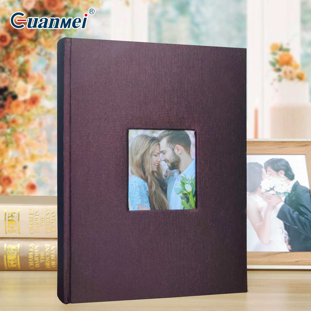 布料影集批发广本美纪念圣诞册photoalbum高档相册留言6寸工厂