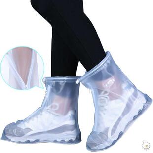 热销防雪防污下雨雪天男女雨靴套带防水层雨鞋套防滑耐磨加厚防水