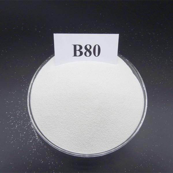 金属零部件抛光用B80陶瓷砂/不锈钢表面处理材料B80陶瓷砂抛丸