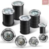 可调角度Led地下灯芯大功率户外防水嵌入式 射灯花园庭院灯