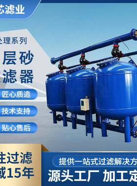 中芯滤业多介质过滤器机械污水处理设备浅层砂过滤器