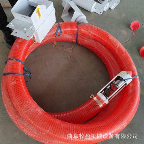 中驱电动软管吸粮机大功率长距离粮食输送机粮库倒仓装车抽粮机