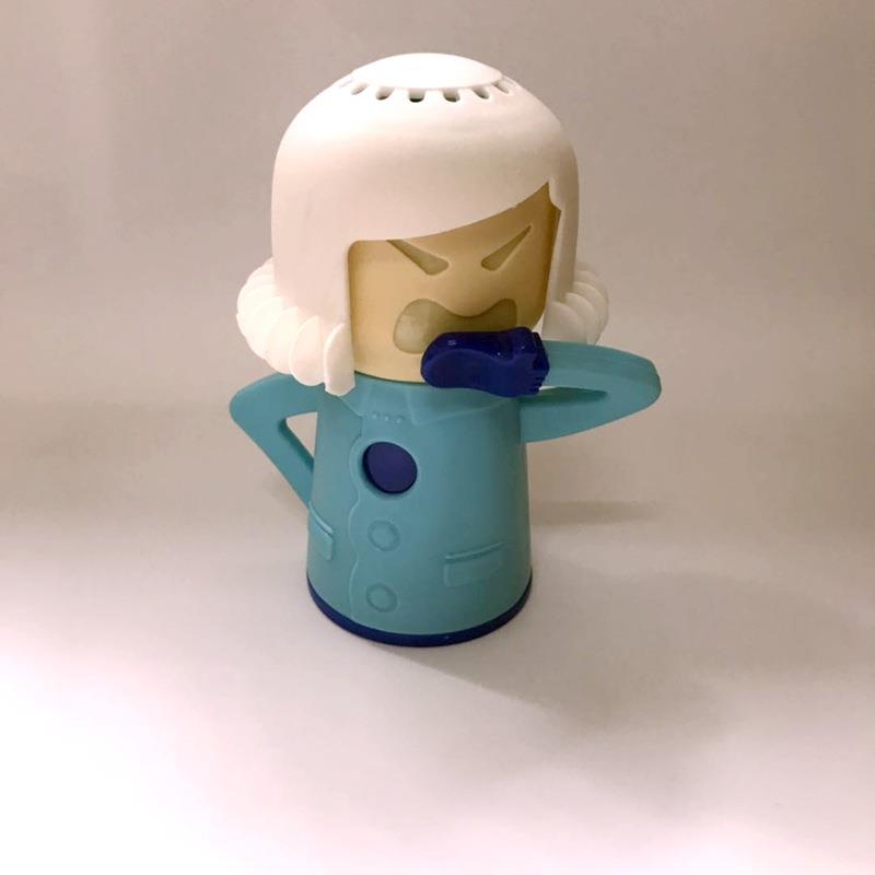 家用去味器愤怒生气妈妈微波炉清洁器卡通冷酷妈妈冰箱清洁器去味