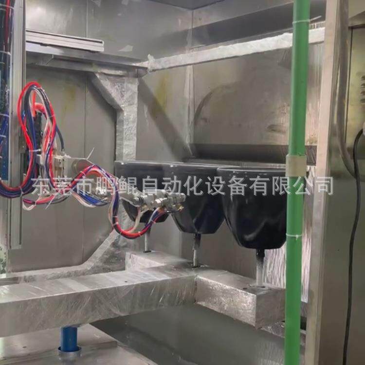 东莞工厂直销陶瓷花盆6轴自动喷涂设备平安树陶瓷花盆喷漆机