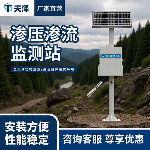 渗流渗压监测站水利渗流量监测设备大坝安全渗压计渗流量监测系统