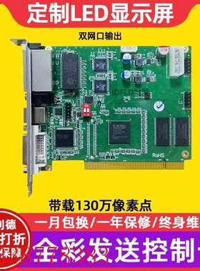 灵星雨TS802D全彩电子屏大屏幕发送卡室内led显示屏广告屏控制卡